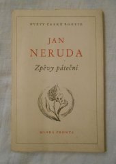kniha Zpěvy páteční, Mladá fronta 1956