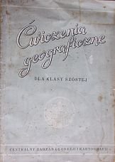 kniha Ćwiczenia geograficzne dla klasy szóstej, Centralny Zarząd Geodezji i Kartografii 1956