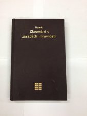 kniha Zkoumání o zásadách mravnosti a zkoumání o rozumu lidském, Jan Laichter 1899