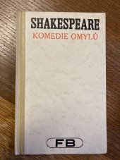 kniha Komedie omylů komedie o jedenácti scenách, Fr. Borový 1930