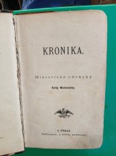 kniha Kronika historické obrázky Koldy Malínského, J. Otto 