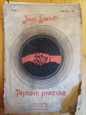 kniha Tajnosti pražské Sv. 1 román z roku 1848., F. Topič 1922