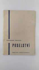 kniha Poselství, F. Zapletal 1945