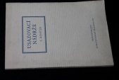 kniha Usazovací nádrže, Československá akademie věd 1956