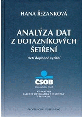 kniha Analýza dat z dotazníkových šetření, Professional Publishing 2011