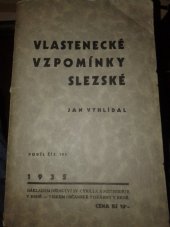 kniha Vlastenecké vzpomínky slezské, Dědictví sv. Cyrilla a Methoděje 1935
