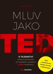 kniha Mluv jako TED 9 tajemství veřejné prezentace od nejlepších speakerů z TEDx konferencí, BizBooks 2019