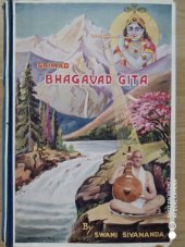 kniha Srimad Bhagavad Gita, The Yoga-Vedanta Forest Univarsity 1957