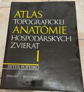 kniha Atlas topografickej anatómie hospodárskych zvierat I. I hlava a krk, Príroda 1988