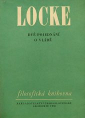kniha Dvě pojednání o vládě, Československá akademie věd 1965