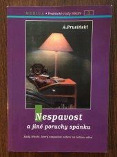 kniha Nespavost a jiné poruchy spánku, Maxdorf 1993