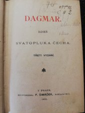 kniha Dagmar, F. Šimáček 1893