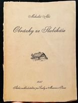 kniha Obrázky ze Slabikáře [196 kreseb, které kdysi nakreslil Mikoláš Aleš pro slabikář, sestavený autory Ad. Frumarem a J. Jursou], Školní nakladatelství pro Čechy a Moravu 1940