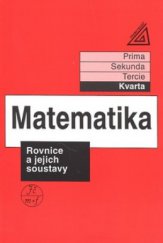 kniha Matematika Rovnice a jejich soustavy - kvarta., Prometheus 1999