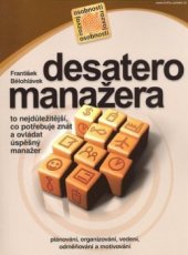 kniha Desatero manažera, CPress 2003