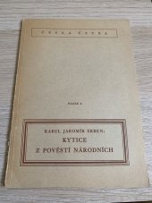 kniha Kytice z pověstí národních, Školní nakladatelství pro Čechy a Moravu 1944