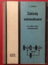 kniha Základy automatizace pro učební obory elektrotechnické, SNTL 1971