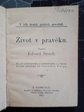 kniha Život v pravěku V říši draků, ještěrů a prvolidí, Hrnčíř 1912