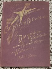 kniha Die geistigen Wesenheiten in den Himmelskörpern und Naturreichen, Philosophisch Anthroposophischer Verlag am Goetheanum Dornach 1935