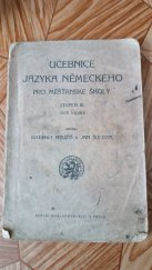 kniha Učebnice jazyka německého pro měšťanské školy. III, Školní knihosklad 1925