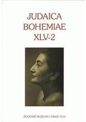 kniha Judaica Bohemiae., Židovské muzeum 2010