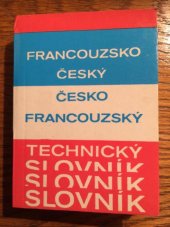 kniha Francouzsko-český a česko-francouzský technický slovník, Montanex 1993