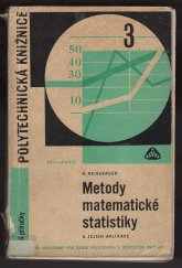 kniha Metody matematické statistiky a jejich aplikace, SNTL 1970