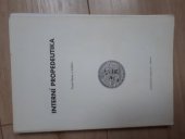 kniha Interní propedeutika, Karolinum  1992