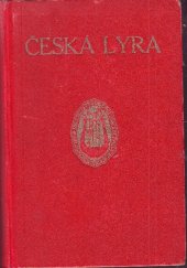 kniha Česká lyra nárys české lyriky novodobé, Česká grafická Unie 1918