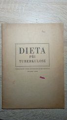 kniha Dieta při tuberkulose, Výzkumný ústav zdravotnické osvěty 1956
