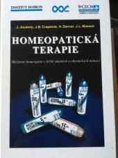 kniha Homeopatická terapie, Vodnář 1995