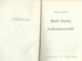 kniha Malé dějiny československé, Orbis 1947