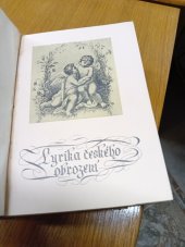 kniha Lyrika českého obrození (1750-1850), Českomoravský Kompas 1940