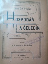 kniha Hospodář a čeledín, Eduard Valečka 1895