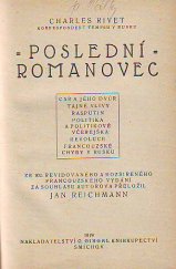 kniha Poslední Romanovec, O. Girgal 1919