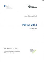 kniha PEFnet 2014 Abstracts, Mendelova univerzita v Brně 2014