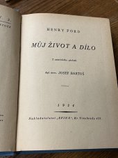 kniha Můj život a dílo, Sfinx 1924