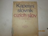 kniha Kapesní slovník cizích slov, SPN Praha 1971