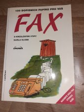 kniha 100 dopisních papírů pro váš FAX s kreslenými vtipy Karla Klose, Cinemax 1997