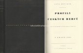 kniha Profily českých herců Studie o soudobém českém divadle a herectví, Spolek výtvarných umělců Mánes 1931