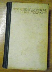 kniha Černí myslivci horské romány, Česká grafická Unie 1939