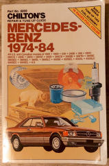 kniha Mercedes Benz 1974-84 repair and tune-up Mercedes benz, Chilton book company 1992
