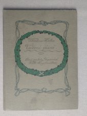 kniha Večerní písně Osmi pasteli doprovází Ferd. Engelmüller, Hejda & Tuček 1904