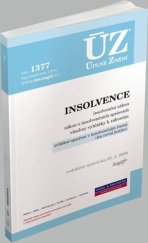kniha ÚZ 1377 Insolvence podle stavu k 25. 5. 2020, Sagit 2025