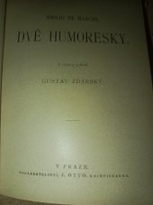 kniha Dvě humoresky, J. Otto 1895