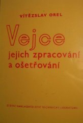 kniha Vejce, jejich ošetřování a zpracování Určeno zaměstnancům v drůbežářské výrobě potravinářského prům., zeměd. pracovníkům, učební pomůcka pro mistrovské školy, prům. školu drůbežnickou, potravinářskou fak. VŠCHT a zootechnické fak. VŠZ, SNTL 1959