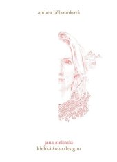 kniha Křehká krása designu, nastole 2024