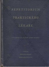 kniha Repetitorium praktického lékaře, Státní zdravotnické nakladatelství 1955