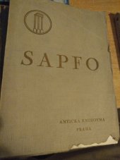 kniha Sapfo osobnost, překlady a evokace, Rudolf Škeřík 1924