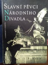 kniha Slavní pěvci Národního divadla, Panton 1968